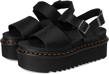【Dr.Martens】 Voss Quad プラットフォーム サンダル Amazon.co.jp: Dr. Martens レディース Voss Quad サンダル