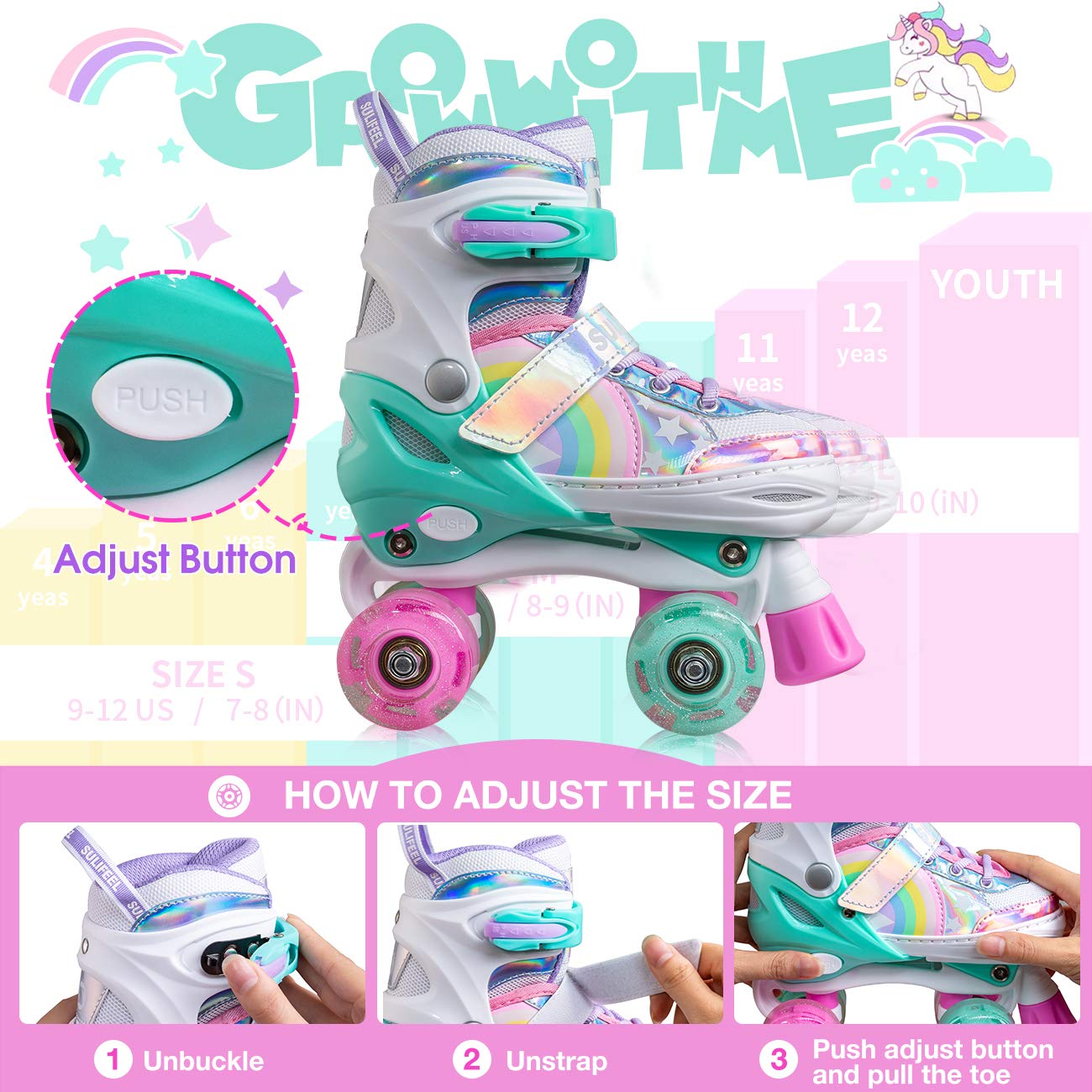Amazon | ローラースケート キッズ インラインスケート 子ども