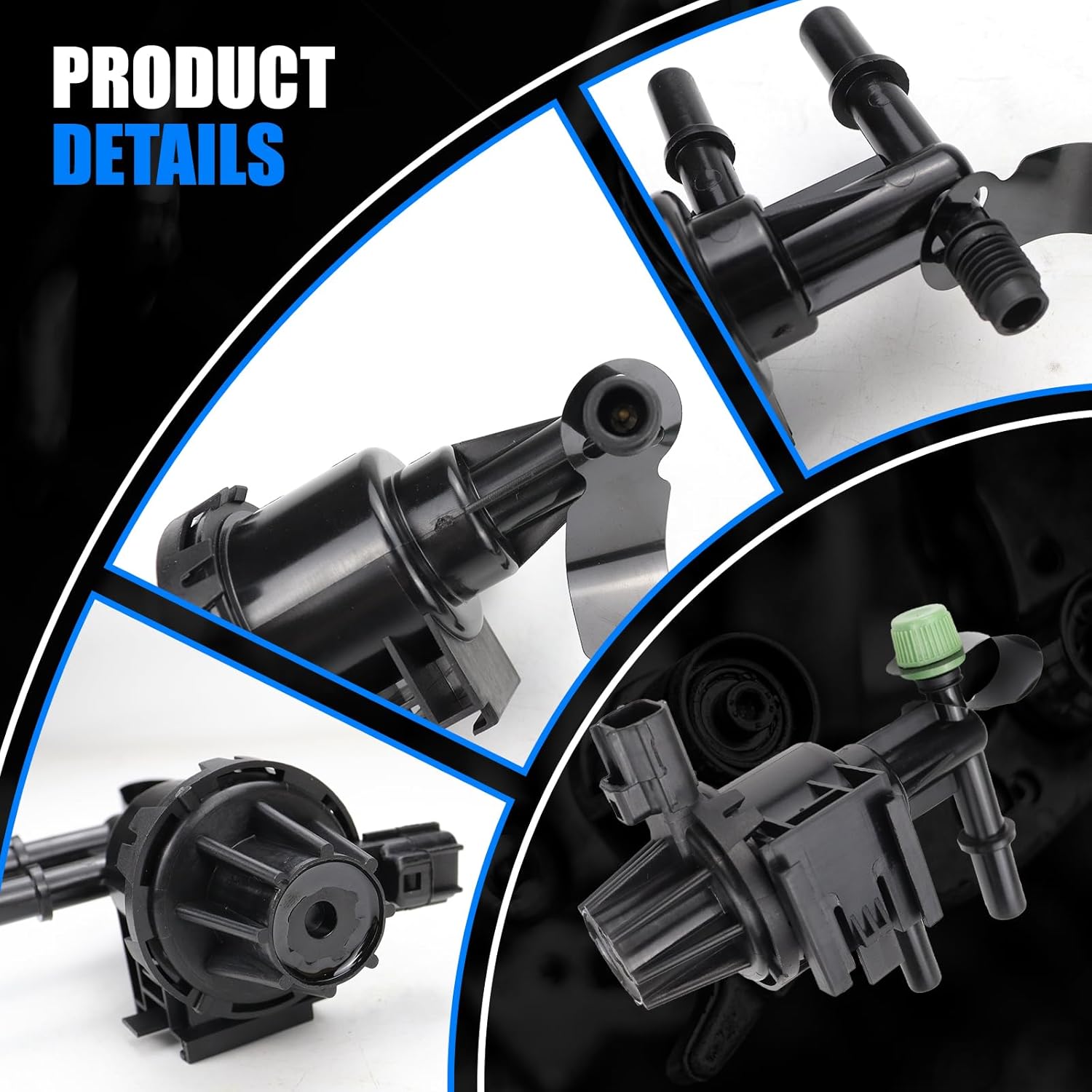 Vapor Canister Purge Solenoid Valve Compatible with Ford Five Hundred 2005 Ford Freestyle 2005 Mercury Montego 2005 3.0L V6 Replaces 911-287