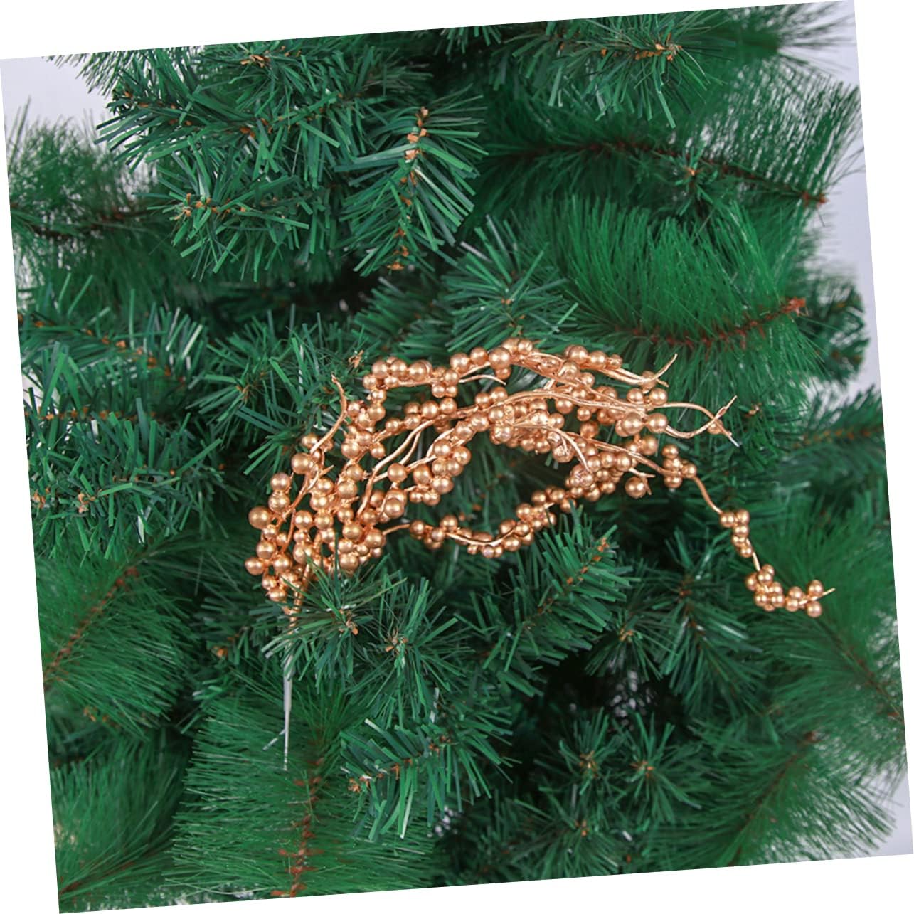 Christmas Tree Decorations 3pcs Christmas Imitation Berries Christmas Tree Berry Decoration Pip Berry Pick Iron Wire Golden Christmas Decorations