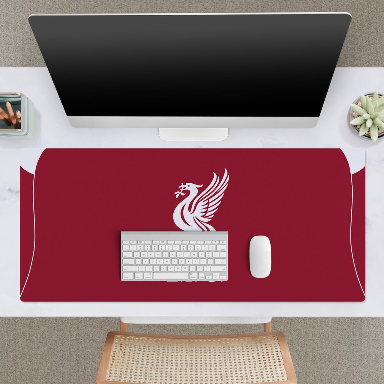 Head Case Designs Officially Licensed Liverpool Football Club Home 2025/26 Kit 37.4 x 15.75 x 0.16 inches (900 x 400 mm) - XL Gaming Office Desk PC Keyboard Mouse Mat Pad