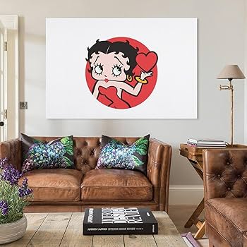 Amazon.co.jp: ベティちゃん ハート アートポスター 飾り絵