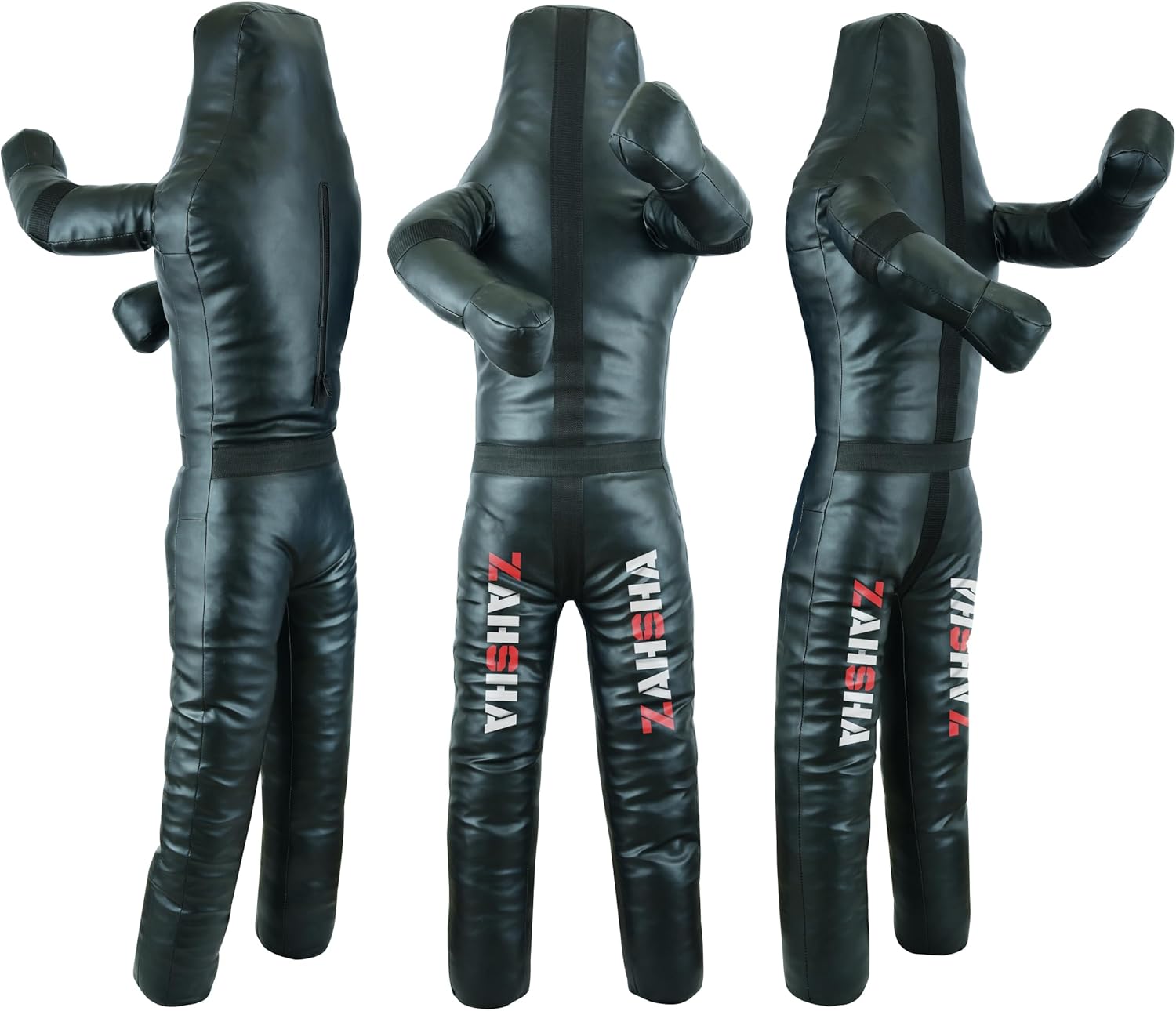 BJJ Wrestling Grappling Throwing Dummy Bag, Unfilled, PU Leather