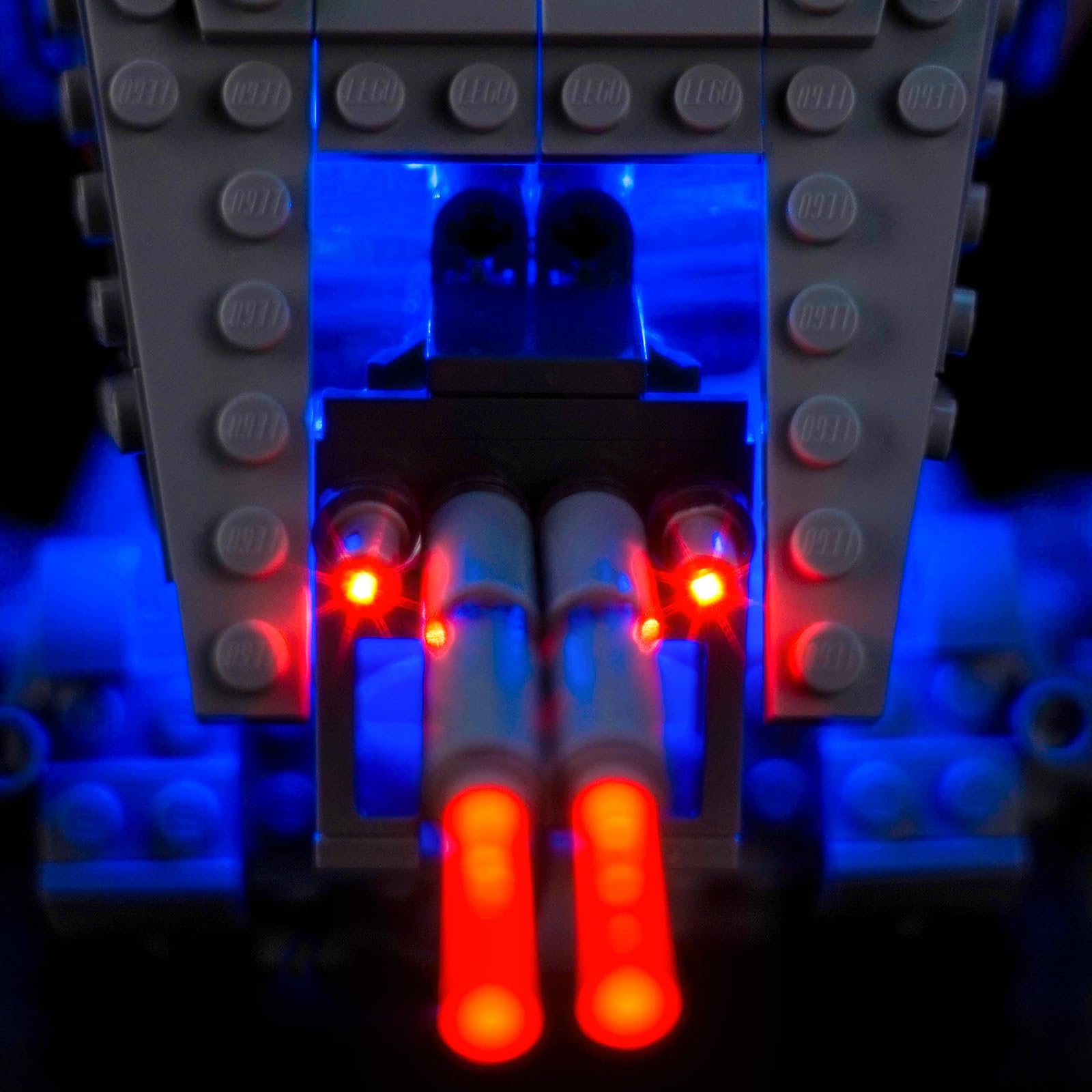 LocoLee Led Light Set Compatible with Lego 75417 AT-ST Walker Led Decoration Lighting Kit Compatible with Lego 75417 Building Blocks Model,Only Lights Set,No Model - Image 3