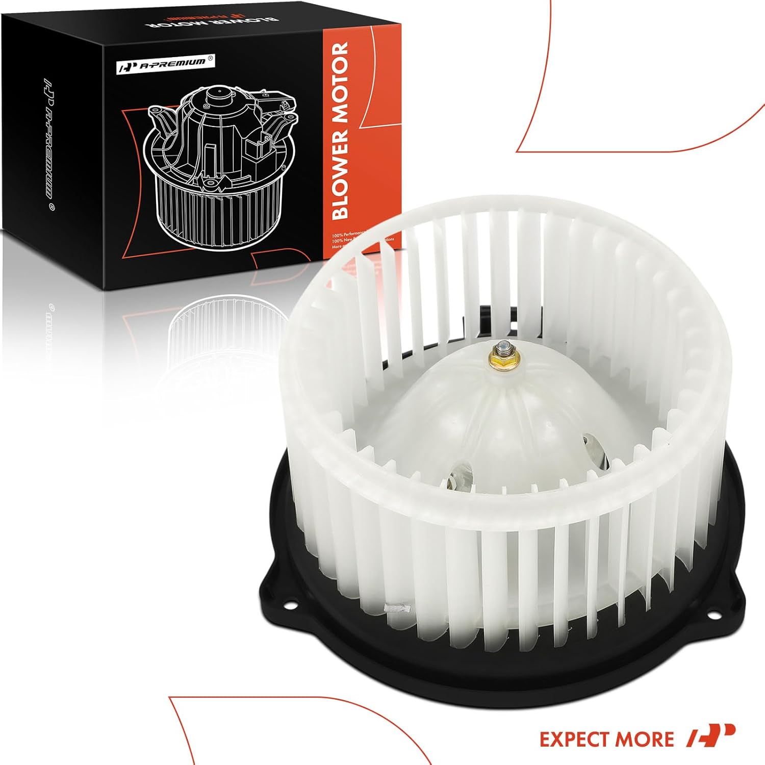 A-Premium Front HVAC Heater Blower Motor Compatible with Chevrolet W3500 Tiltmaster, W4500 Tiltmaster, W5500 Tiltmaster & GMC W3500 Forward, W4500 Forward, W5500 Forward & Isuzu ELF 200, ELF 300, FTR