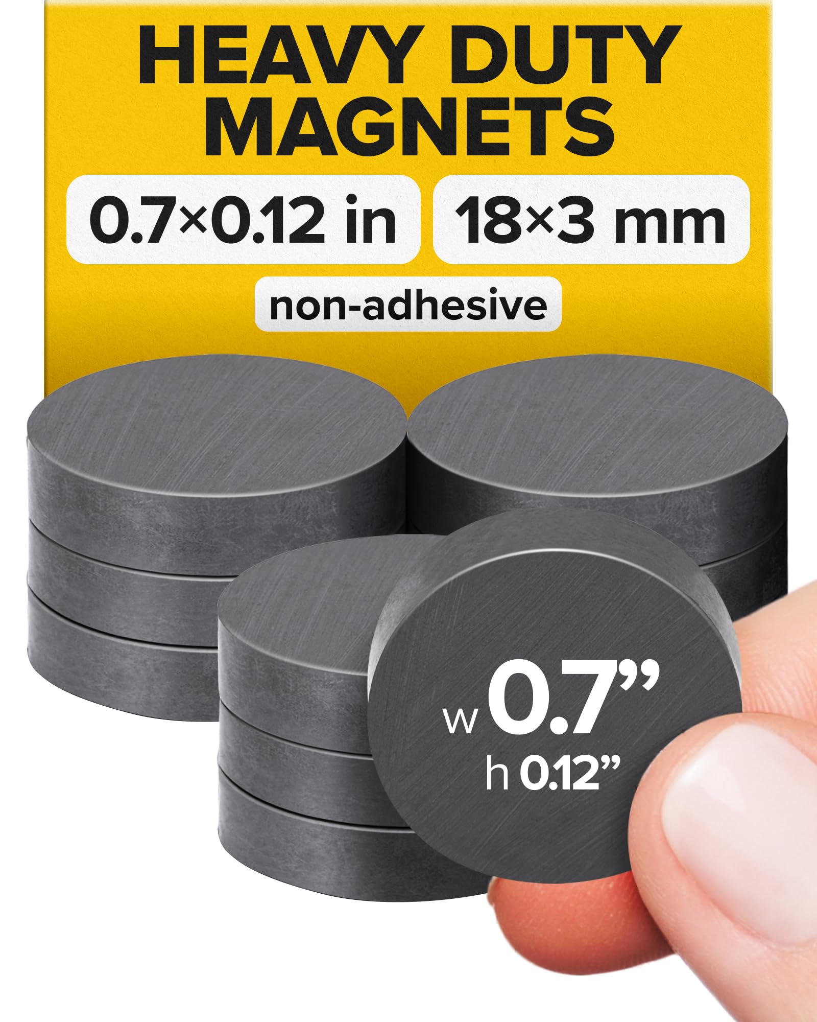 Strong Ceramic Round Small Magnets, 0.7x0.2 (18x5mm), 10 Pcs — Amazon image 10
