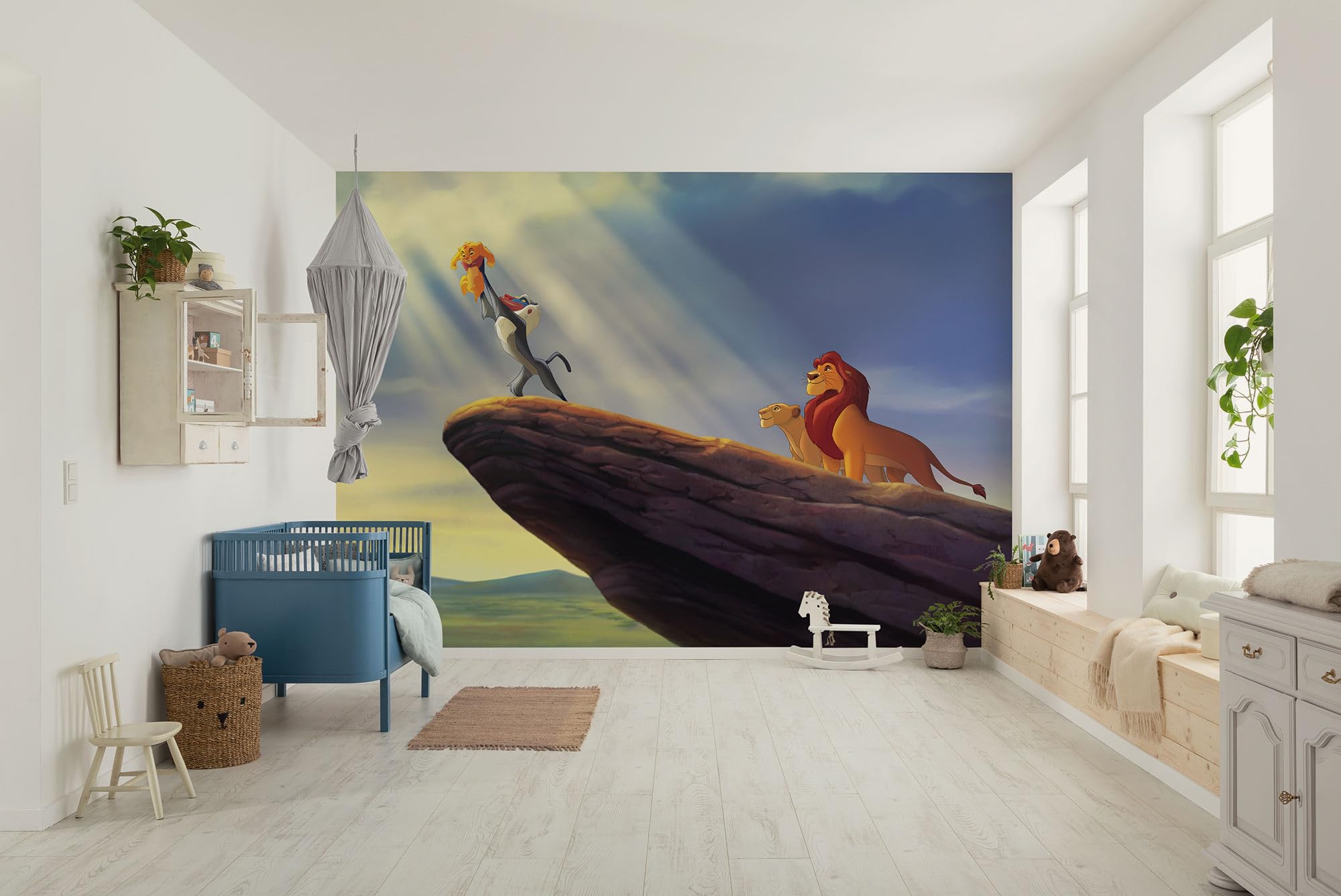 Komar Vlies Fototapete - Disney The Lion King The New King - Größe 350 x 250 cm