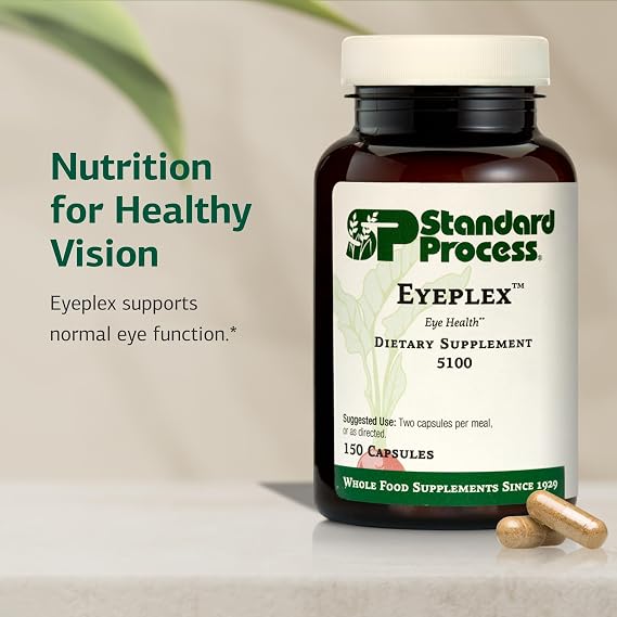 Standard Process Eyeplex, Vascular & Eye Health Supplement, 150 Capsules