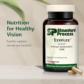 Standard Process Eyeplex, Vascular & Eye Health Supplement, 150 Capsules