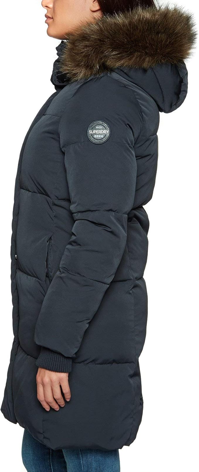 superdry cocoon jacket graphite