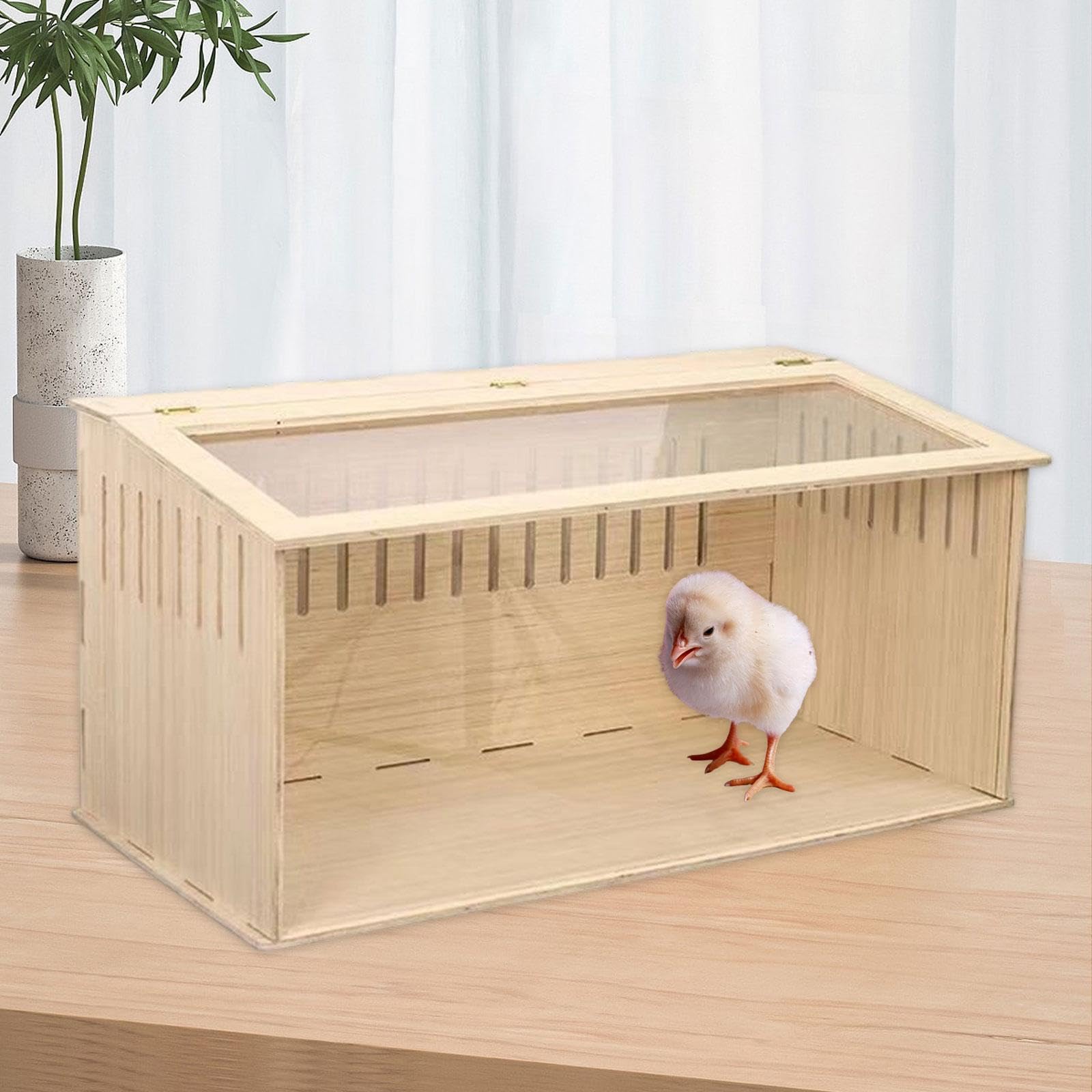 Harilla Jaula para Hámster, Nido, Jaula para Animales Pequeños, Escondite, Comedero, Hábitat para Hámster, Ratones, Jerbos Y Chinchillas, Lados opacos 60cm