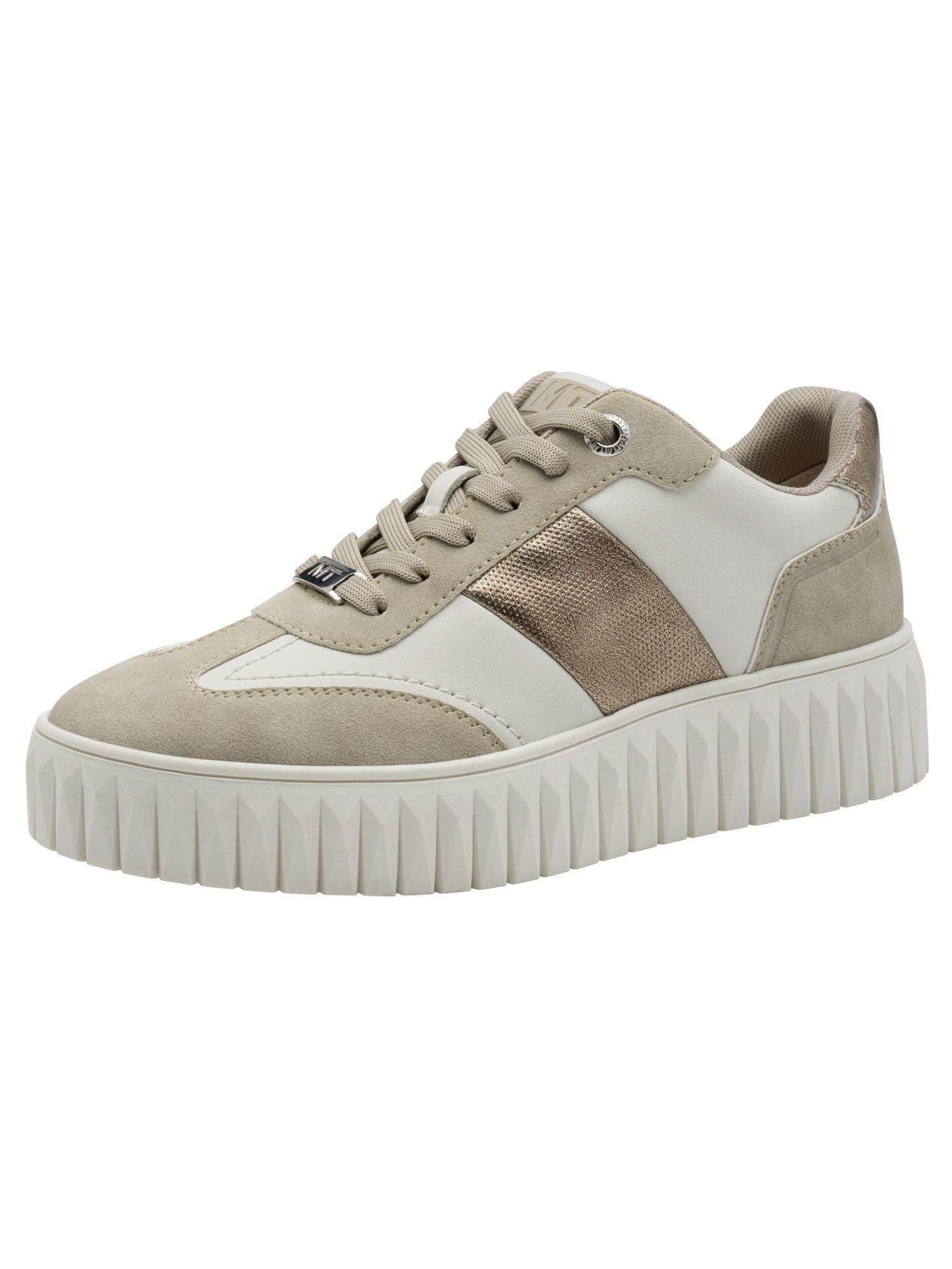 MARCO TOZZI Women's 2-23762-45 Trainers, Ivory Comb, 7 UK