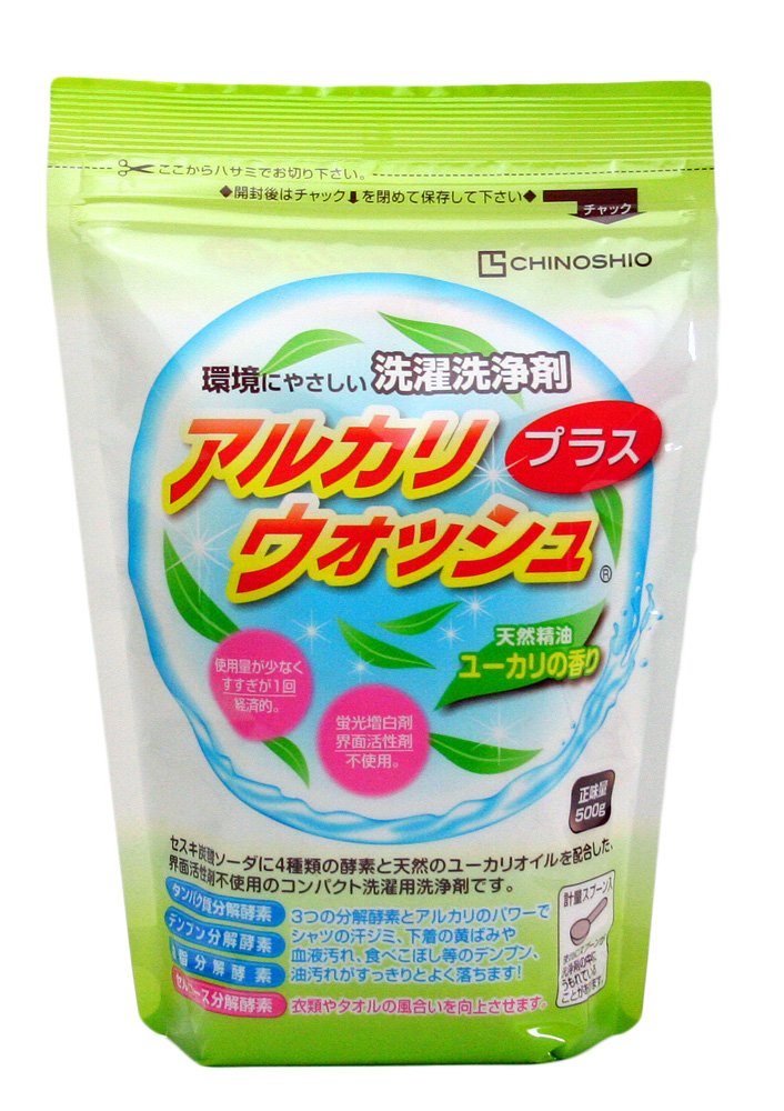 Amazon.co.jp: アルカリウォッシュプラス 洗濯洗浄剤 500g : ドラッグ  