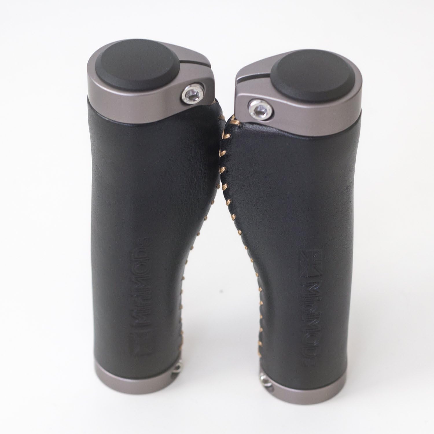 Italian Leather Ergonomic Grips BLACK