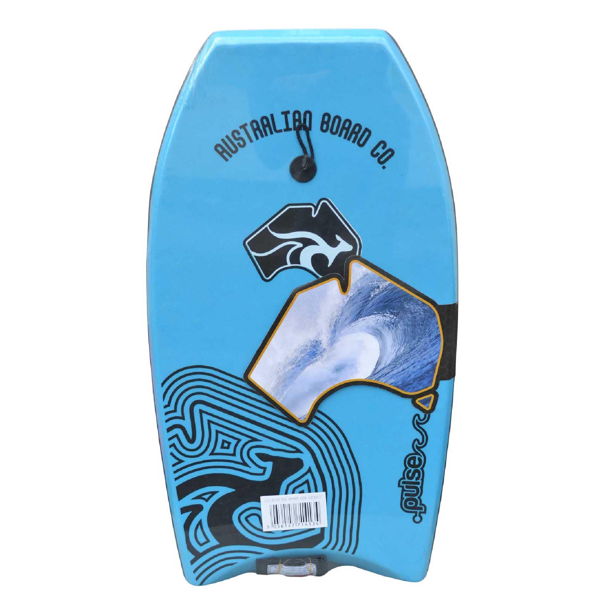 33inch Kids Pulse Series EPS Bodyboard by Australian Board Company, Light Blue