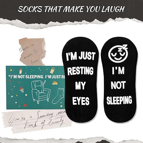 Miniatura 7 de Regalos para papá para Navidad, regalos de cumpleaños para papá, abuelo, marido de hija, ideas de regalo para el día del padre, calcetines divertidos