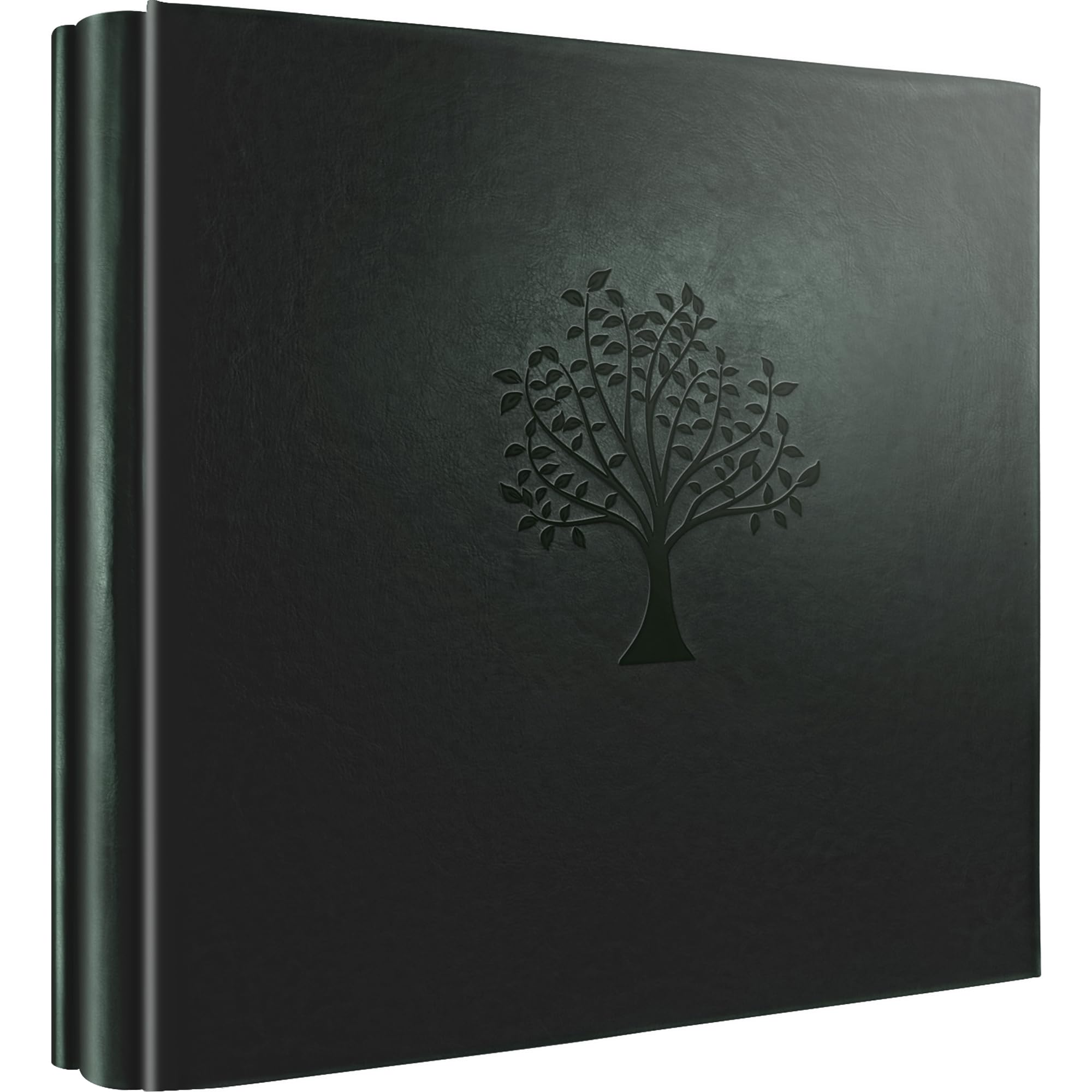 Álbum de fotos de 6 x 4 pulgadas, 600 bolsillos, color verde oscuro, gran capacidad, tapa de piel, para fotos horizontales y verticales de solo 10 x 15 cm