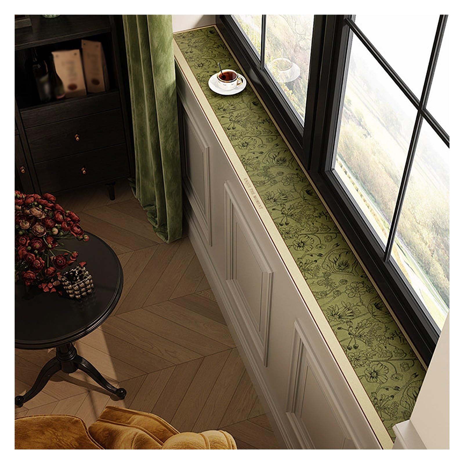 Tapis de rebord de fenêtre isolant antidérapant pour balcon et cuisine