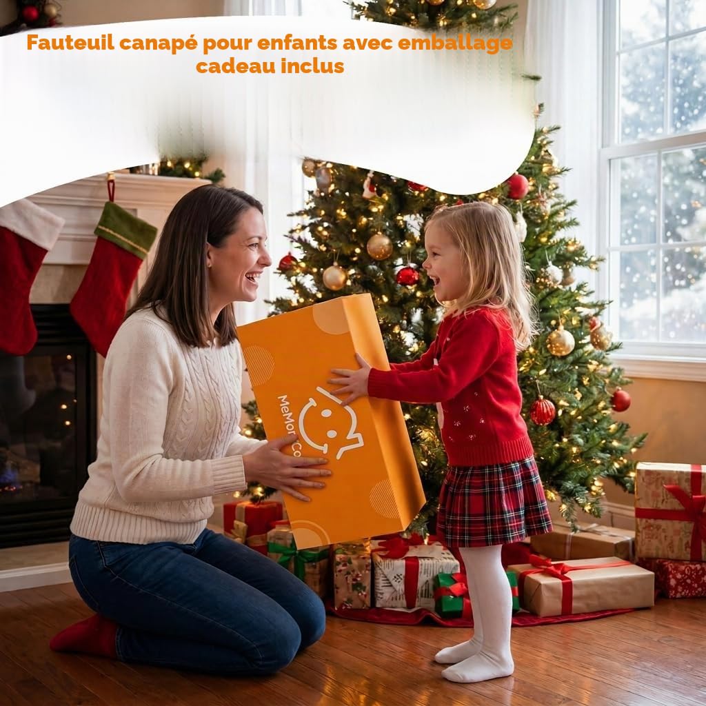 MeMoreCool Cord Canapé pour enfants, fauteuil de relaxation pour enfants, canapé lounge pour bébé, mini canapé pour coin câlin chambre d'enfant, canapé dépliable pour garçons et filles âgés de 1 à 3