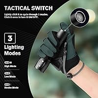 Vista 5 de RECHOO Paquete de 2 linternas LED, linternas tácticas de alto lúmenes con 3 modos, linterna pequeña de bolsillo, linternas impermeables con zoom