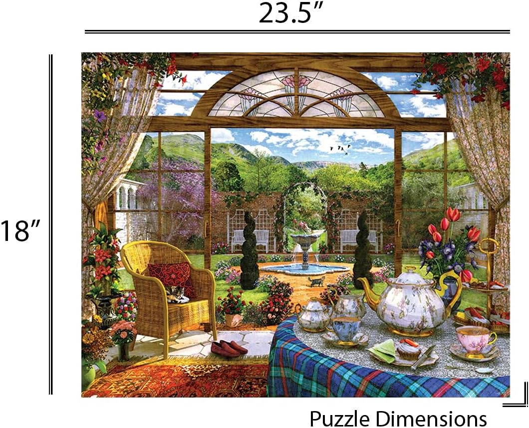 Springbok's 350 Piece Jigsaw Puzzle The Conservatory - Made in USA