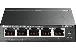TP-Link TL-SG105MPE: Managed PoE Smart Switch for Superior Network Connectivity