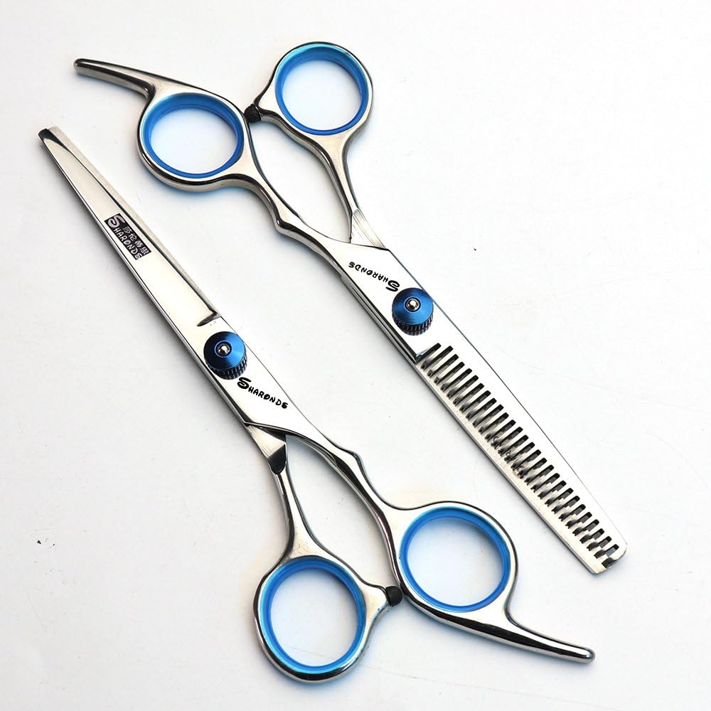 Hairdresser Scissors Hair Effilizing Scissors Set and Hair Scissors, 6.0 Inch