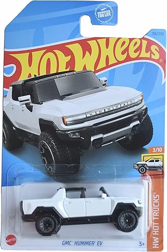Miniatura 1 de Hot Wheels GMC Hummer EV, HW Camiones calientes 310 Blanco 116250