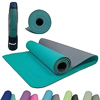 Schildkröt Fitness Tappetino Yoga 4 mm Bi-Color, in Una Borsa