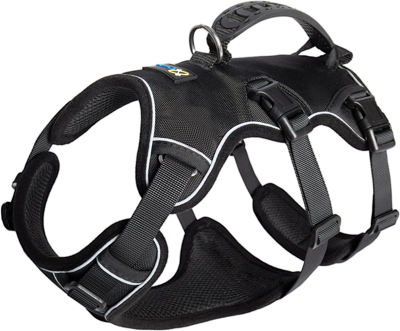 COODEO Dog Harness with Handle, 5 Point Adjustable Escape