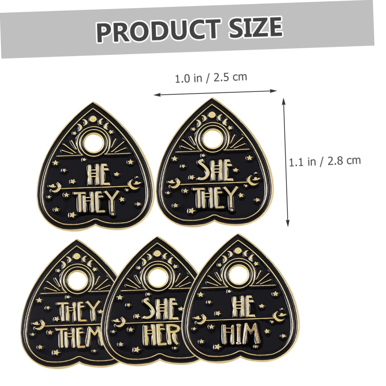 Broches de Solapa con Forma de corazón, de Metal, para Mujer.