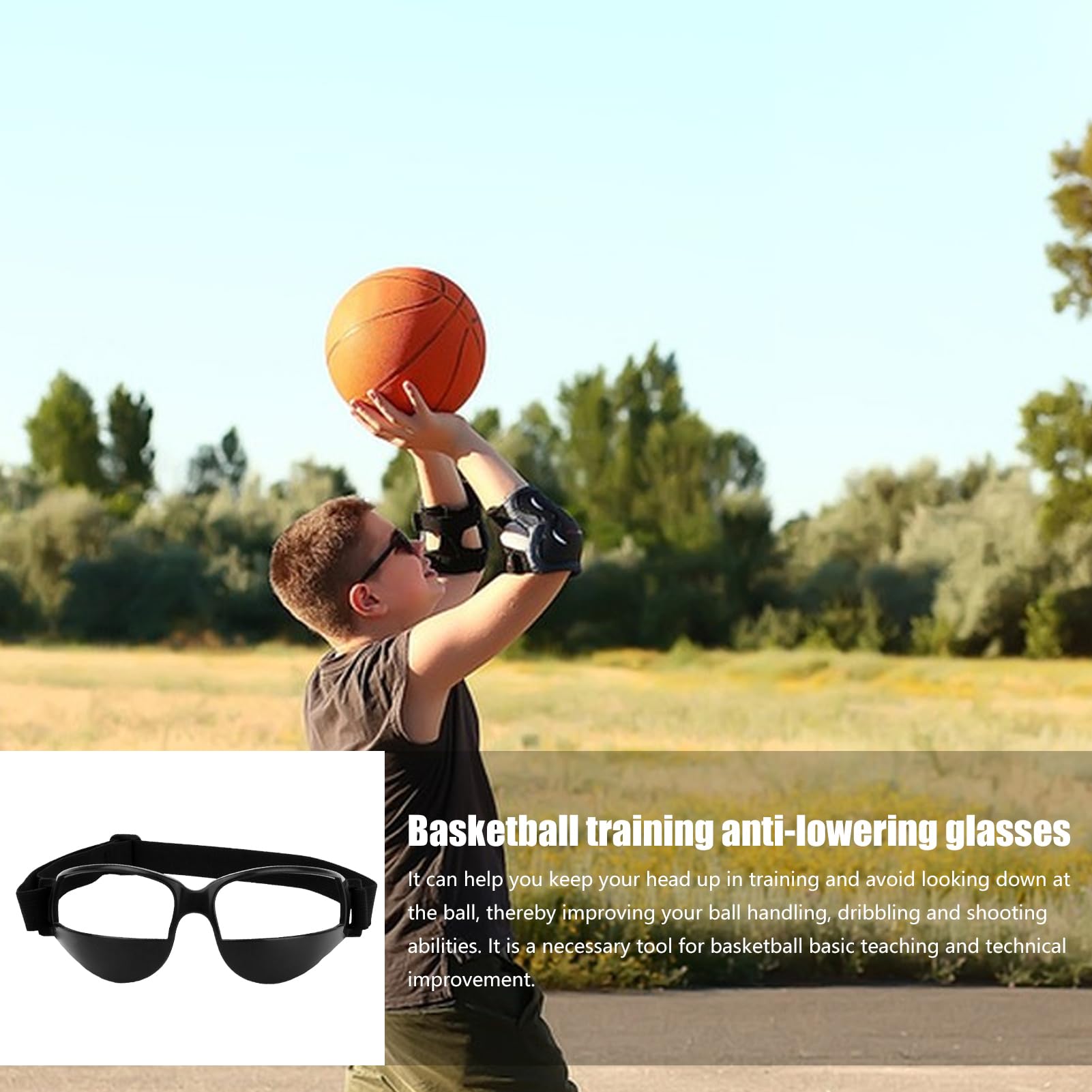 Lunettes de Basket-Ball de Protection pour Dribble et Entraînement Sportif