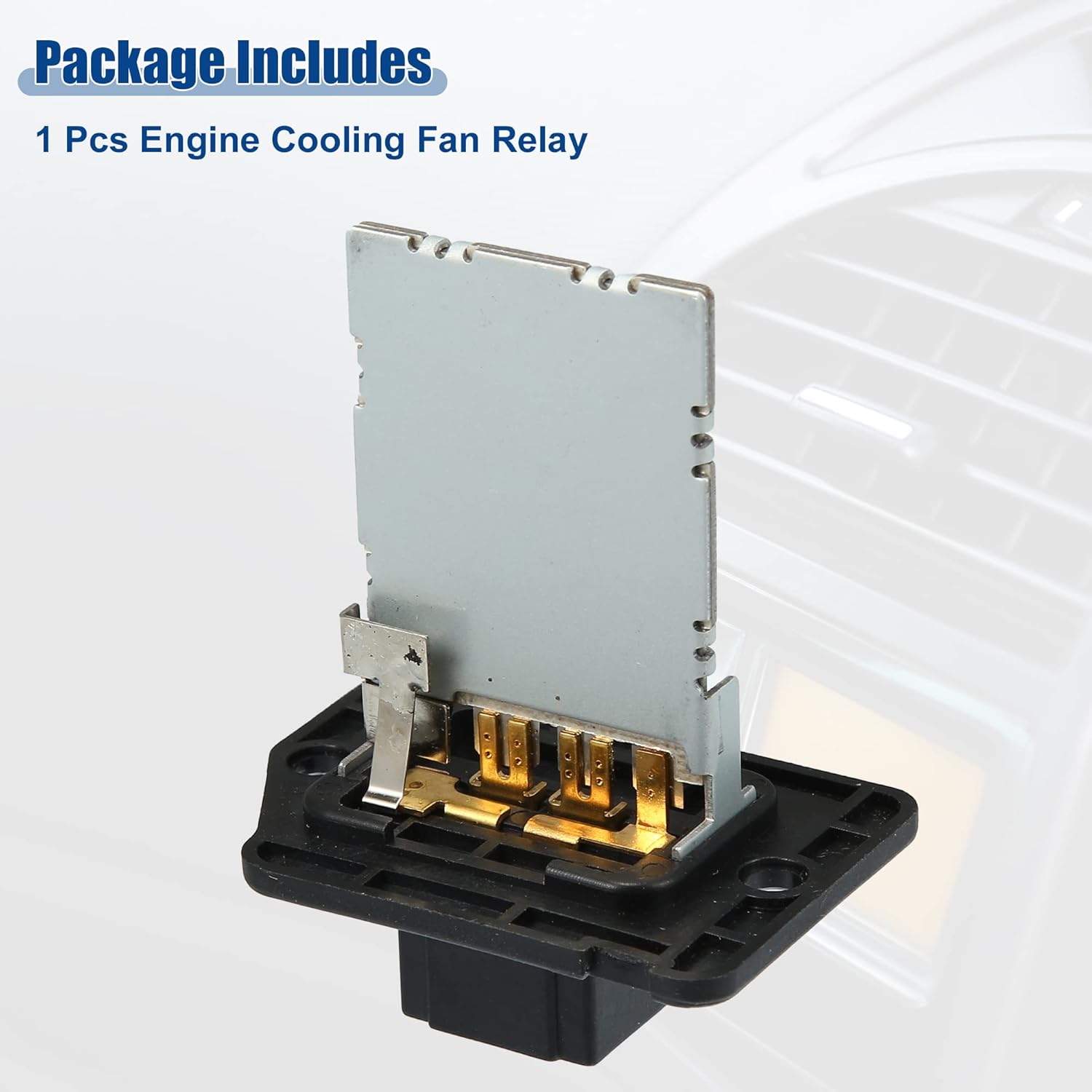 ACROPIX HVAC Blower Motor Resistor Replacement Fit for Hyundai Elantra - Pack of 1 Black Silver Tone