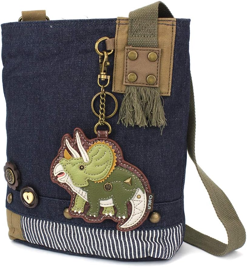 Chala Patch Cross-Body Women Handbag, Canvas Messenger Bag
