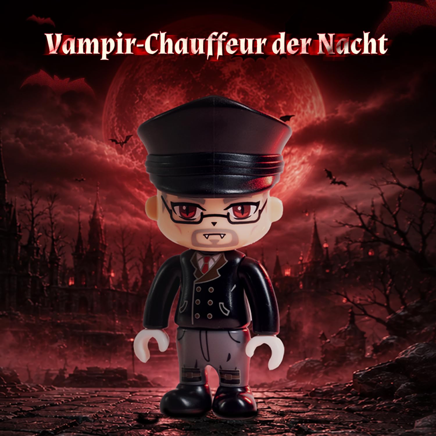 PANTASY Vampir Hot Rod Bauset, Gothic-Halloween-Deko für Erwachsene