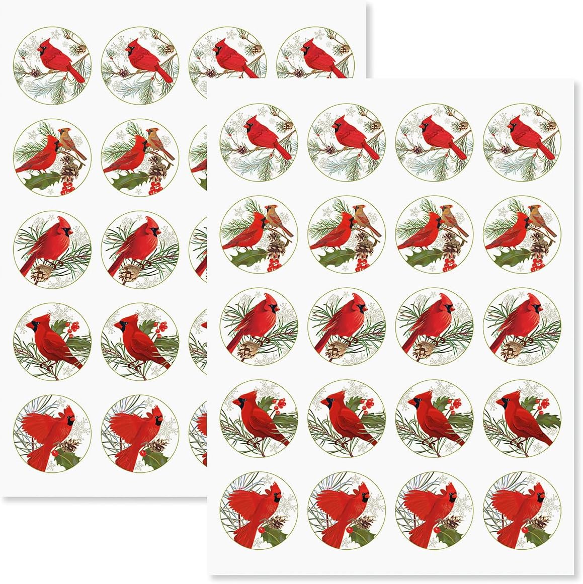 Current Bouquets Stickers - Two 8 1/2" x 11 1/2" Sheets, Sticker 1 1/2" Diameter, Spring Flowers, Easter & Valentines Kids Activity, Scrapbooking