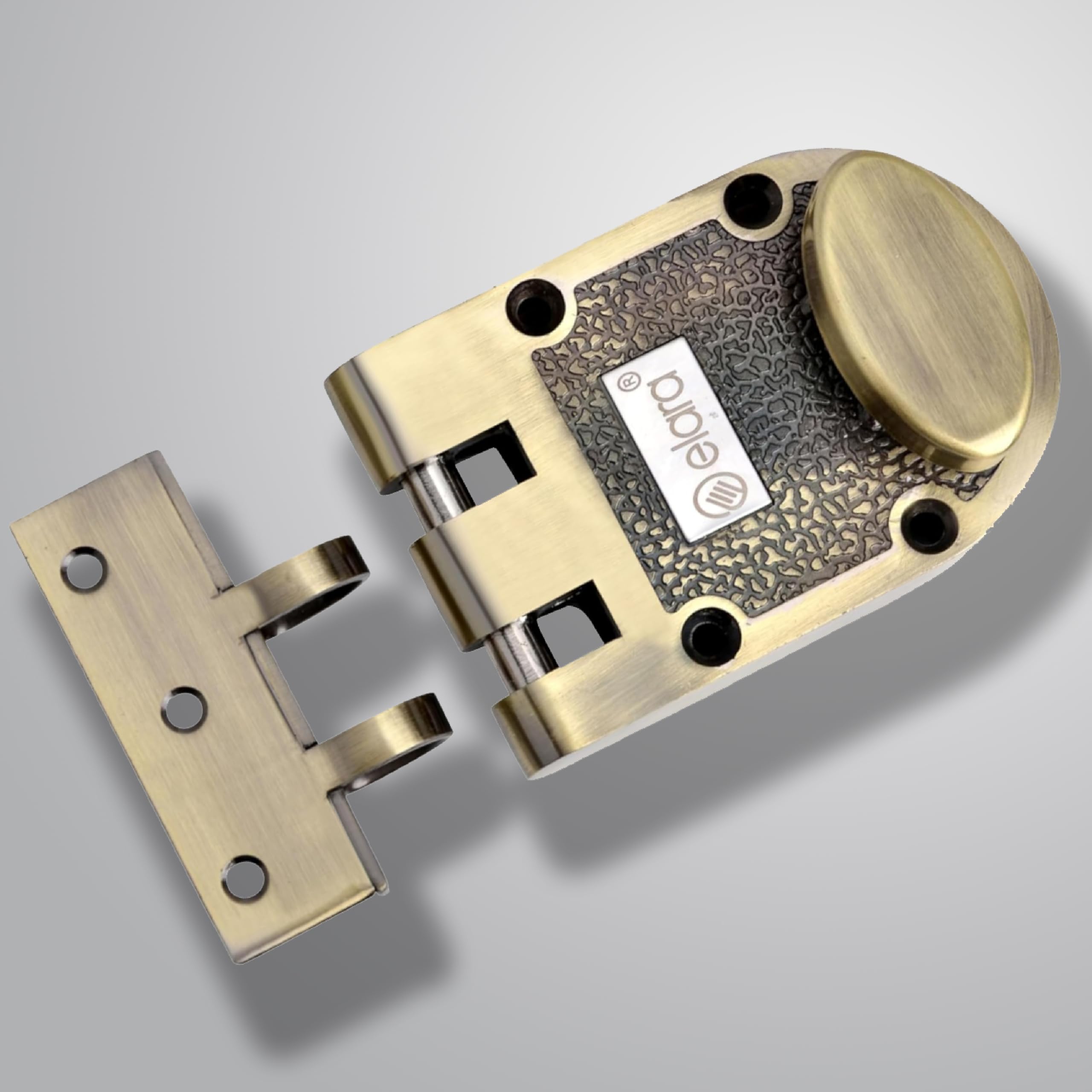 Elara Vertibolt 1CK Deadbolt for Main Door, Suitable for Right and Left Handed Doors, Inside Opening Wooden Door Lock with 3 Reversible Brass Keys (Antique Finish, EDL-19, Ultra Key) (B0CLZXP61W) Amazon Price History, Amazon Price Tracker
