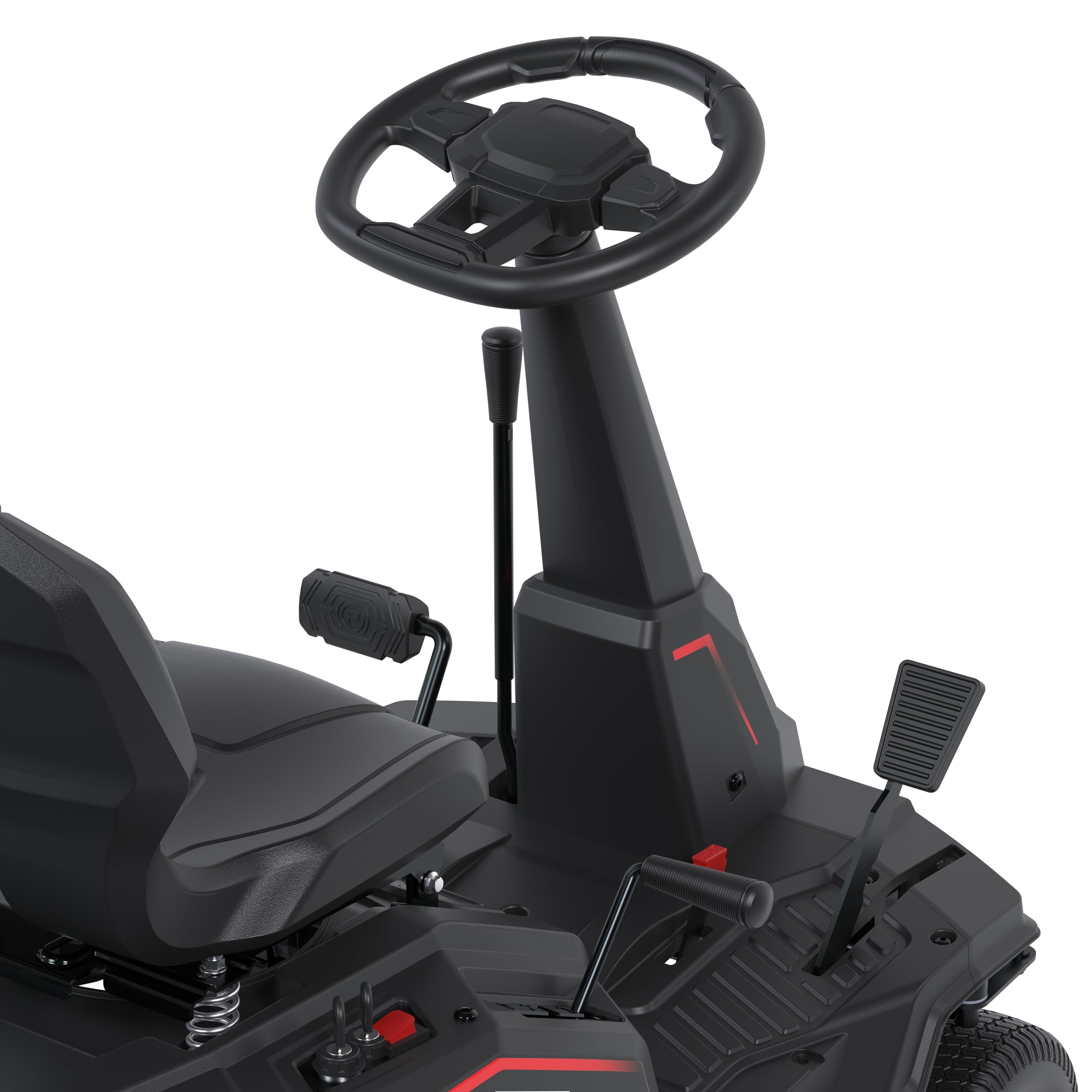 Güde GAR 610-224 Automatik Benzin-Aufsitzmäher - 4-Takt Motor, 224 Kubikzentimeter Hubraum, 4,5 Kilowatt, 6,1 PS, 61 Zentimeter Schnittbreite, stufenlose Temporegelung, Reversierstart und Elektrostart