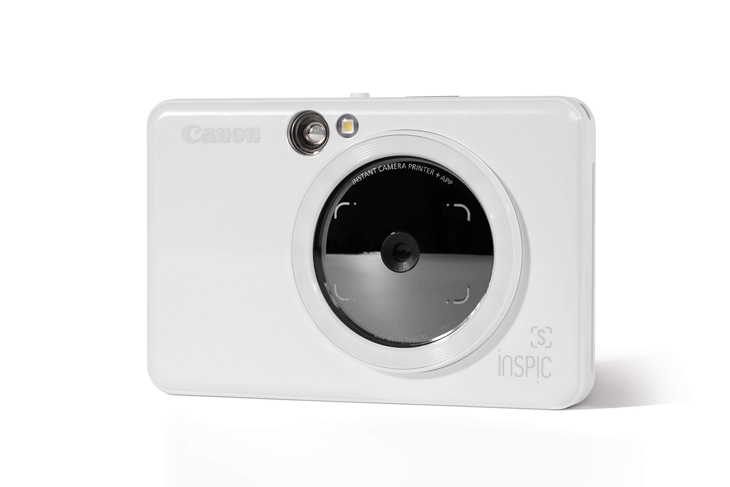 Canon ZV-123A iNSPiC S Instant Camera - Pearl White : Amazon.com