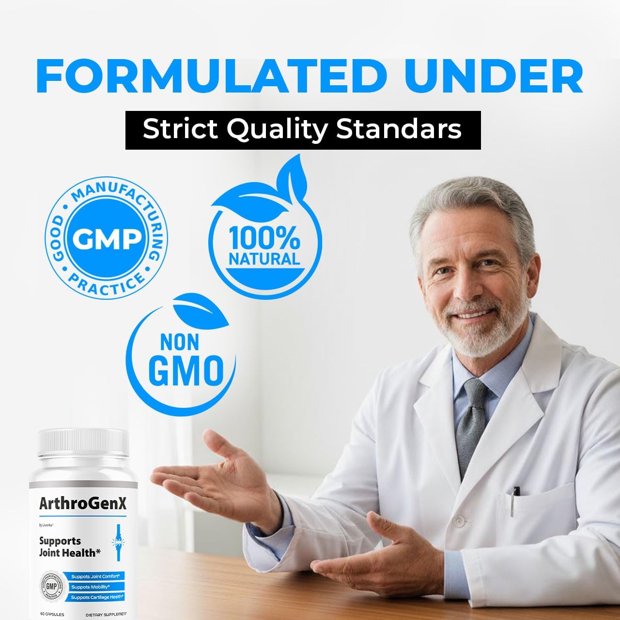 (2 Pack) ArthroGenX Capsules - Official Arthro GenX Advanced Supplement Support Pills - Maximum Strength, Natural ArthroGen X Vitamins for Overall Health & Wellness Reviews, 120 Capsules for 2 Months - Image 5