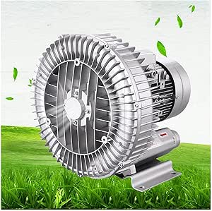 Souffleur Régénératif Haute Pression 380V – 550W, Pour Aquaculture, Industrie, Aération étangs