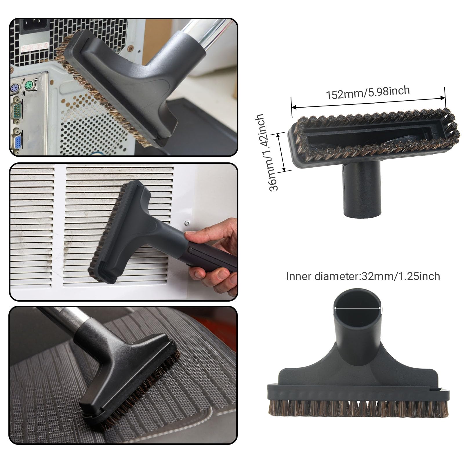 Amazon.co.jp: EZ SPARES 4個セット 32mm 交換用 掃除機部品