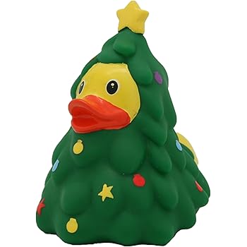 christmas bath duck