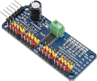 PWM Servo Driver, PCA9685 Chip High Resolution PCB Durable Motor Drive Module 16 Channel for DIY