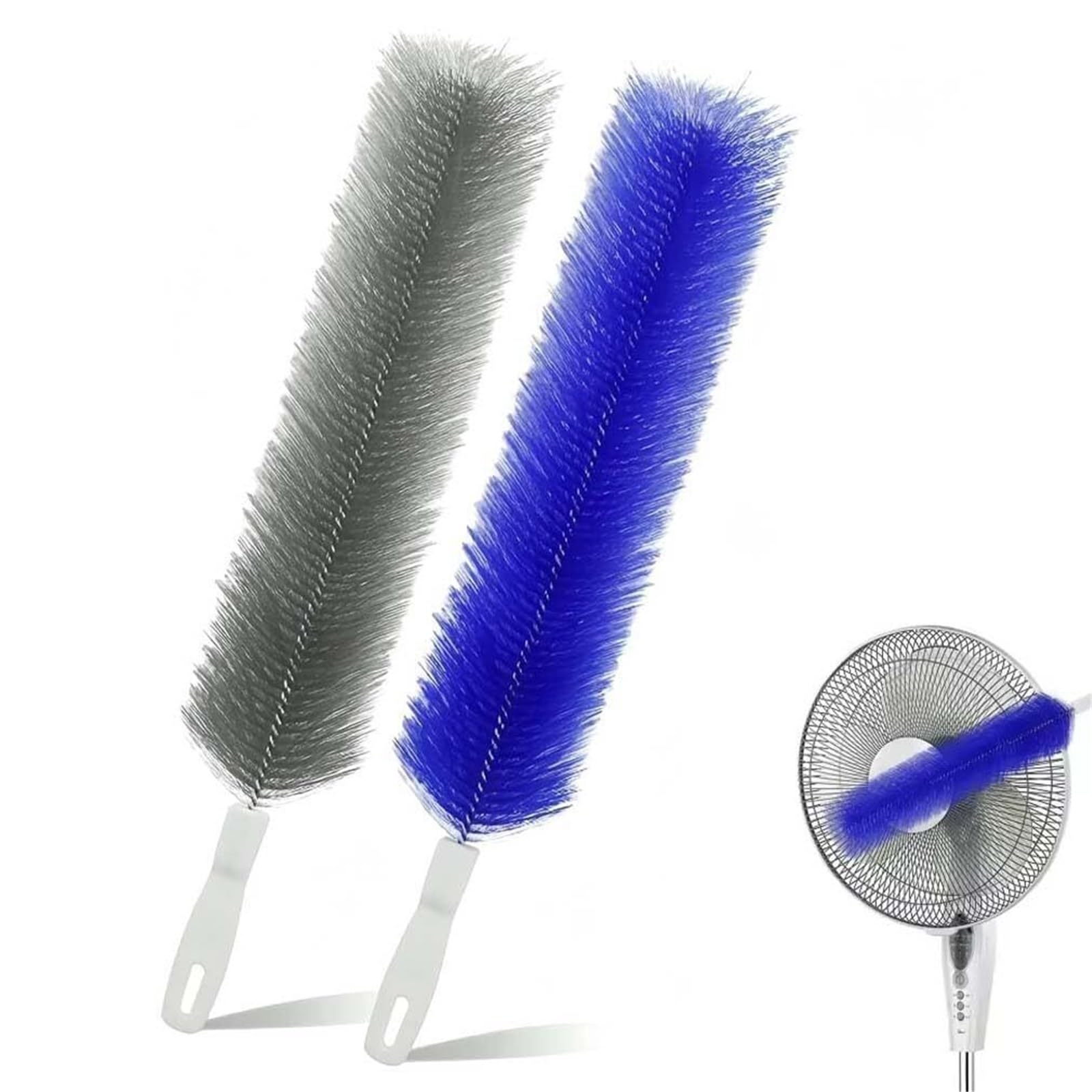 2PCS Bendable Microfiber Head Fan Cleaner Brush Reusable Dust Remover