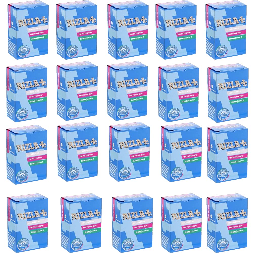 Filtres fins Rizla 6 mm pour rouler proprement sans résidus de tabac