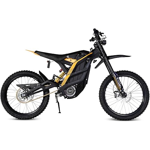 Pruk Falcon Pro Electric Dirt Bike for Adults, 72V 35Ah Battery, 10000W Motor(Peak), Top Speed 56MPH, 75 Mile Range, 19” Tire, 410N·m Max Torque, Designed for Trails/Hills/Wild Terrain