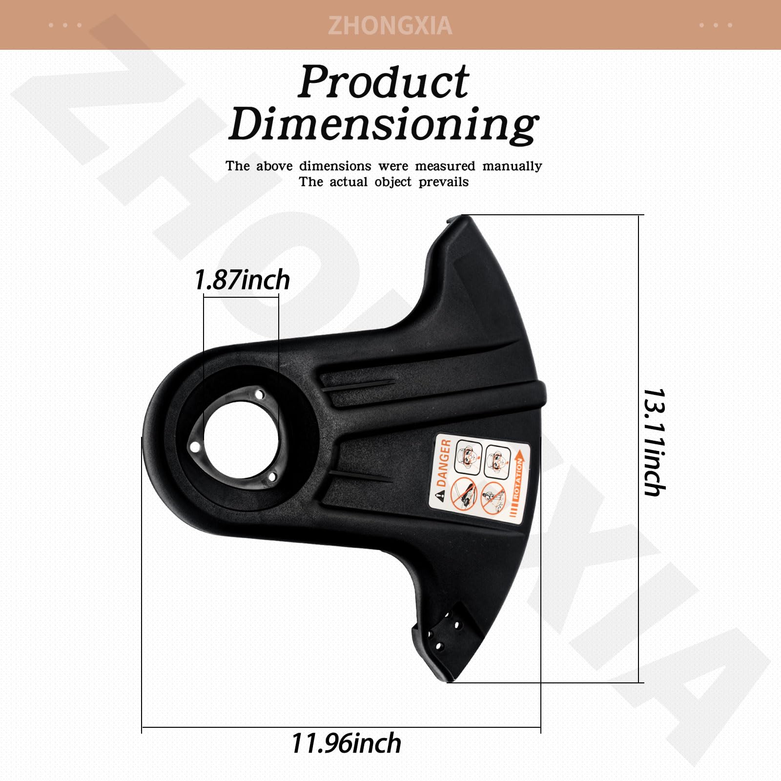 69900040930 - Protector de césped compatible con Echo Shindaiwa SRM-1500, SRM-1500A, SRM-2200, SRM-200CE, SRM-3000, SRM-3010 recortadora/desbrozadora reemplaza 69900040830 69900440930 1 6999. 01027230