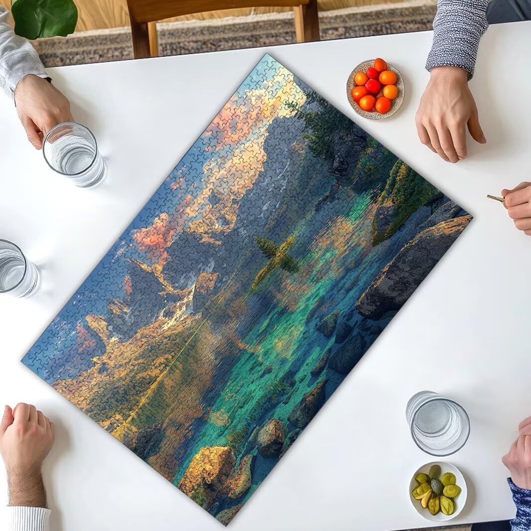 Puzzle Lago, Puzzle 2000 Pezzi Adulti per Decor, Regalo Donna/Uomo -8694