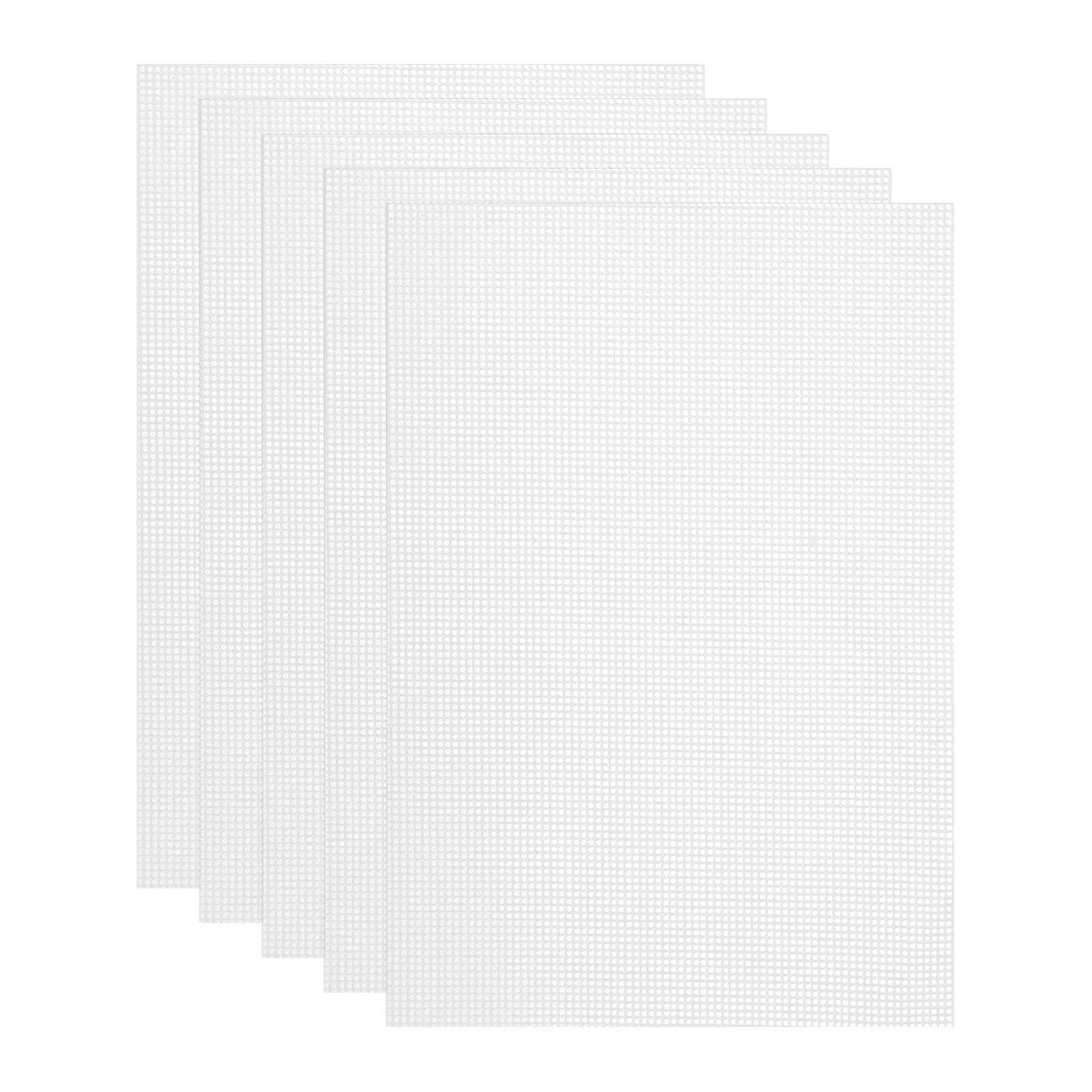 uxcell 11.2 x 7.9" Silicone Dehydrator Sheets, 5 Pcs Non-Stick Dehydrator Drying Mesh Reusable Fruit Dryer Mat for Food Dehydrator Fruit Dryer, White